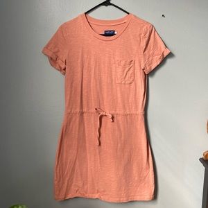 T Shirt Dress Peach